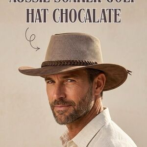 Aussie Soaker Golf Hat Chocalate